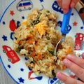 新米まーまま's cooksnap of when they made 子供喜ぶ♪小松菜としらすの彩り炒飯☆.