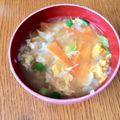 ＊セミロングだぅ_＊'s cooksnap of when they made 簡単ヘルシー☆豆腐と卵の雑炊.