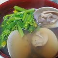 クックDUL9C7☆'s cooksnap of when they made はまぐりと菜の花のお吸い物.