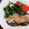 ちかﾁｬﾝ☆'s cooksnap of when they made 簡単♡春菊の一口ハンバーグ♪.