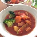 フジぽん's cooksnap of when they made 新じゃがが美味しいミネストローネ♡時短！.
