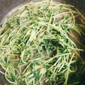 クックMB0955☆'s cooksnap of when they made 豆苗のしゃきしゃき炒め.