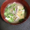 ☆あいちゃん's cooksnap of when they made 豆腐と豚バラの味噌汁.