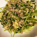 かとりーな♪'s cooksnap of when they made レンジで簡単！サバと豆苗の卵炒め.