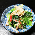 うさうさまろん's cooksnap of when they made ★小松菜とえのきとカニカマの簡単ナムル.