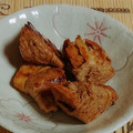 Lovehi's cooksnap of when they made お弁当に☆焼肉のﾀﾚ味の厚揚げ豚肉巻き.