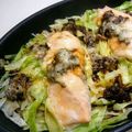 マダムカフェ♡'s cooksnap of when they made 鮭とキャベツのネギ味噌チーズ焼き.