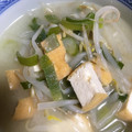 ちゃぎー's cooksnap of when they made 簡単！もやしと厚揚げのお味噌汁.