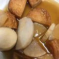 エンゾウ999's cooksnap of when they made 簡単 大根 里芋 さつま揚げの 煮物！.
