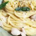 きまぐれフック船長's cooksnap of when they made アスパラとベーコンの爽やかクリームパスタ.