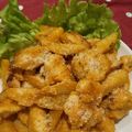 chokopuu's cooksnap of when they made ナポリタン風ささみのケチャマヨカレー炒め.