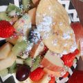 クックST9K87☆'s cooksnap of when they made 簡単✨季節のフルーツミックスパンケーキ.