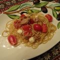 melmarilyn's cooksnap of when they made ＊ツナトマトのバター醤油パスタ＊.