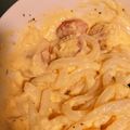 りりりつつ's cooksnap of when they made レンジで簡単☆カルボナーラ風うどん.
