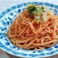 umemodoki's cooksnap of when they made ワンパン！濃厚！和風明太子パスタ.