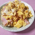 えりこ82☆'s cooksnap of when they made ベーコンの卵とじ.