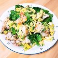 桜月❀咲良mommy's cooksnap of when they made 海老とブロッコリーの中華炒め.