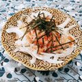 Satoco❋'s cooksnap of when they made 新玉ねぎと温泉卵のポン酢サラダ.