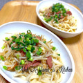 YUH♡ママ's cooksnap of when they made もやし さつま揚げ 天かす 焼うどん.