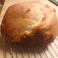 Crazyちぃ's cooksnap of when they made ＨＢで飲むヨーグルト食パン.