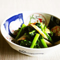 kebeibiko's cooksnap of when they made かき菜とちくわの辛子和え.