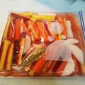 クックE7AY42☆'s cooksnap of when they made 【おつまみ】カブとにんじんのピクルス.