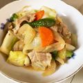 yumminie's cooksnap of when they made 肉野菜炒め.