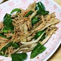 ぽちぼて's cooksnap of when they made 舞茸ピーマンツナ炒め☆簡単お弁当にも☆.