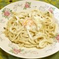 めがねりんご's cooksnap of when they made 冷凍うどんでカンタン★カルボナーラうどん.