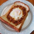 あたりめっこ's cooksnap of when they made 食べるラー油で納豆トースト.