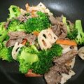 みつきのママ☆'s cooksnap of when they made 牛肉とレンコンのオイスターソース炒め.
