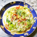 ふれんでぃあ's cooksnap of when they made レタスとトマト、じゃこのさっと卵炒め.
