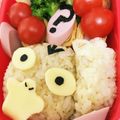 ハルママ＊°'s cooksnap of when they made キャラ弁 ポケモン コダック.