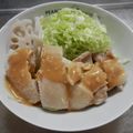 megu238's cooksnap of when they made カフェ風ランチ〜茹で鶏のマヨネーズソース.