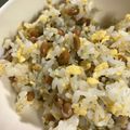 ecoECOlike's cooksnap of when they made ♡納豆チャーハン♡1歳離乳食.