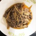 L9OUN0☆'s cooksnap of when they made ご飯がすすむ！牛肉とごぼうの甘辛煮.