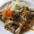 ユーロン's cooksnap of when they made 豚肉ともやし・きのこの梅煮炒め.