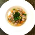 horseland's cooksnap of when they made 具だくさん✿ソーセージ・バジルスープ✿.
