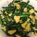 みりん調味料's cooksnap of when they made めんつゆdeにらと卵のレンチン和え.