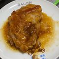 ぱんぱかパンケーキ's cooksnap of when they made 「そば蜂蜜de黒酢風 鶏もも肉のソテー」.