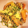 花に嵐's cooksnap of when they made ☆豆苗と牛豚合挽き肉と卵のオイマヨ炒め☆.