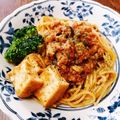 よよっち♪'s cooksnap of when they made リメイク★カレーミートパスタ.