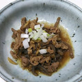 nonopeko's cooksnap of when they made ご飯のお供に♪ 牛こまと蒟蒻の生姜炒め.