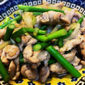 zaruzaru's cooksnap of when they made 豚肉とにんにくの芽のオイスター炒め.