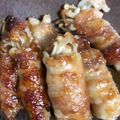 かまきりこ's cooksnap of when they made 豚ばら肉のエノキ巻.