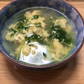 クックA6TVC0☆'s cooksnap of when they made 豆苗と卵の中華スープ.