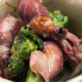 たぬkitchen's cooksnap of when they made 菜の花とホタルイカの酢味噌和え.