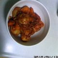 yukkoelmo's cooksnap of when they made じゃが芋のコチュジャン煮.