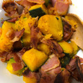 shan0625's cooksnap of when they made ベーコンとかぼちゃのコンソメ炒め.