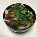 クックO6LAOK☆'s cooksnap of when they made ハワイ仕込みのアヒポケ丼（マグロ漬け丼）.